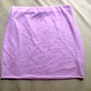 FashionNova Mesh Purple Mini Skirt